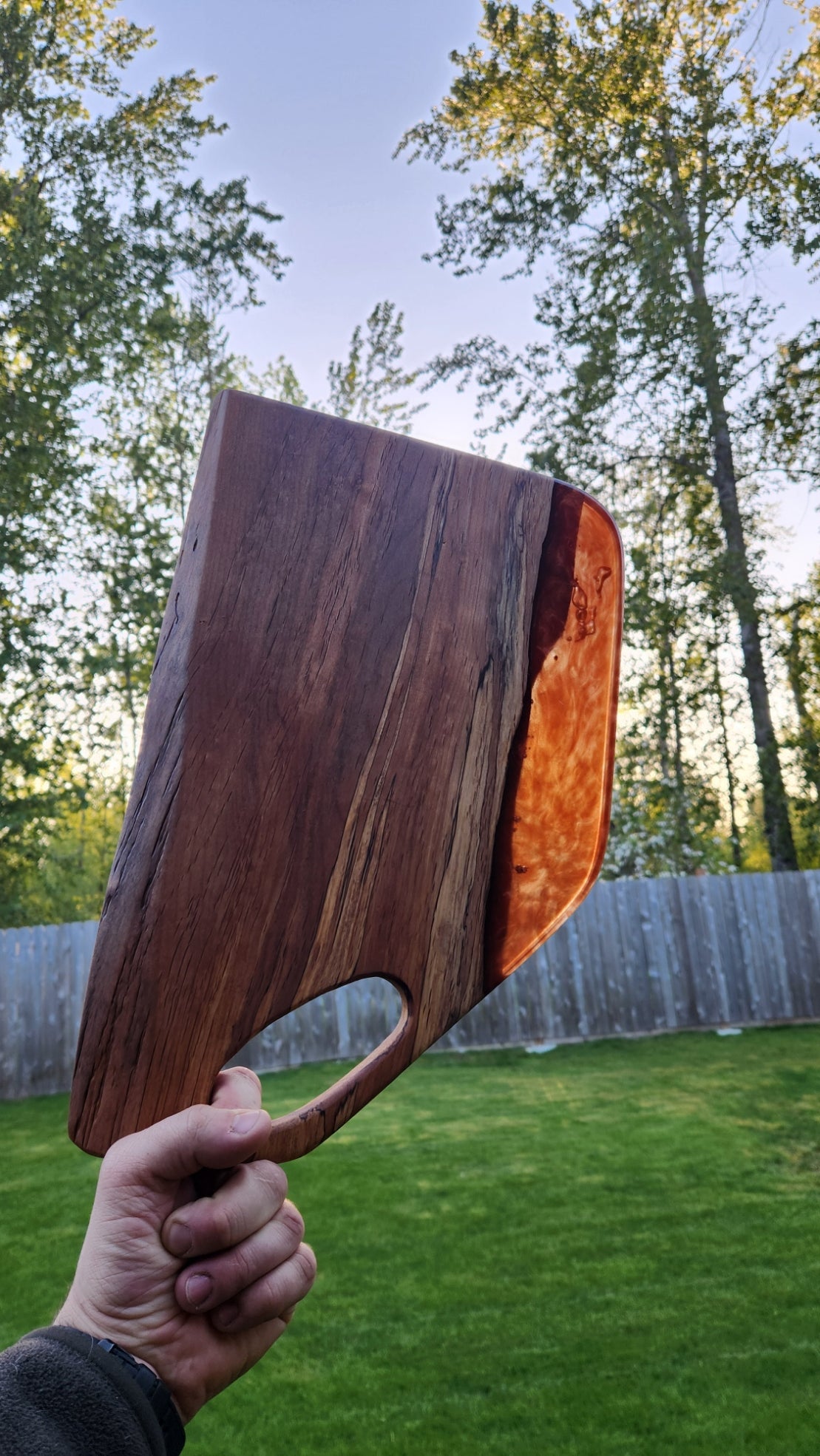 No.11 Live Edge Spalted Maple Charcuterie Board
