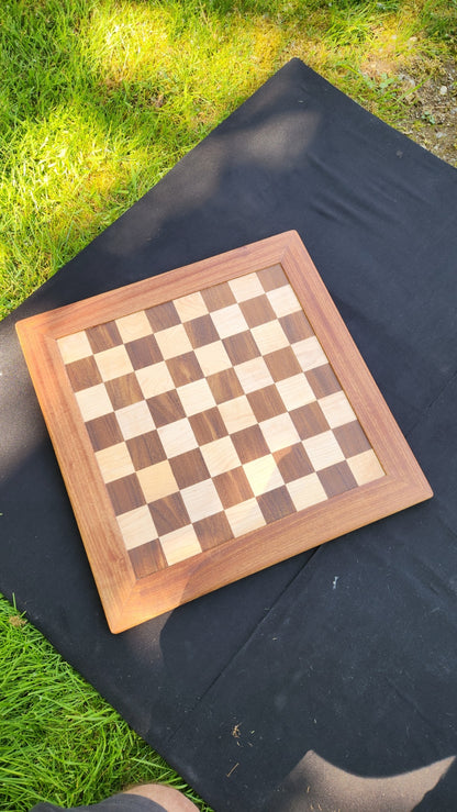 No.19 Hardwood Chessboard w/ Custom Pieces