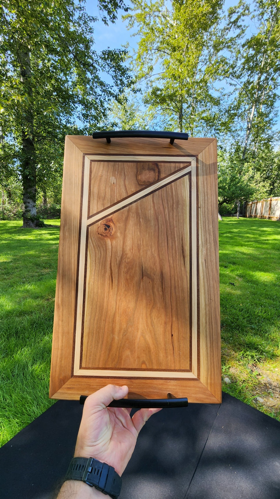 No.8 Cherry Hardwood Serving Board