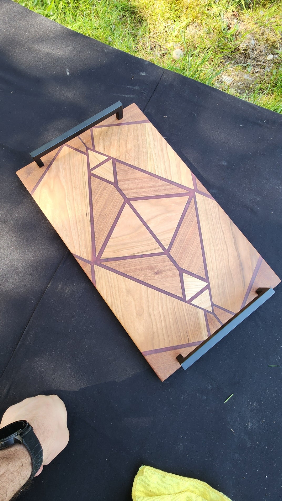 No.15 Cherry/Sapele Serving Board