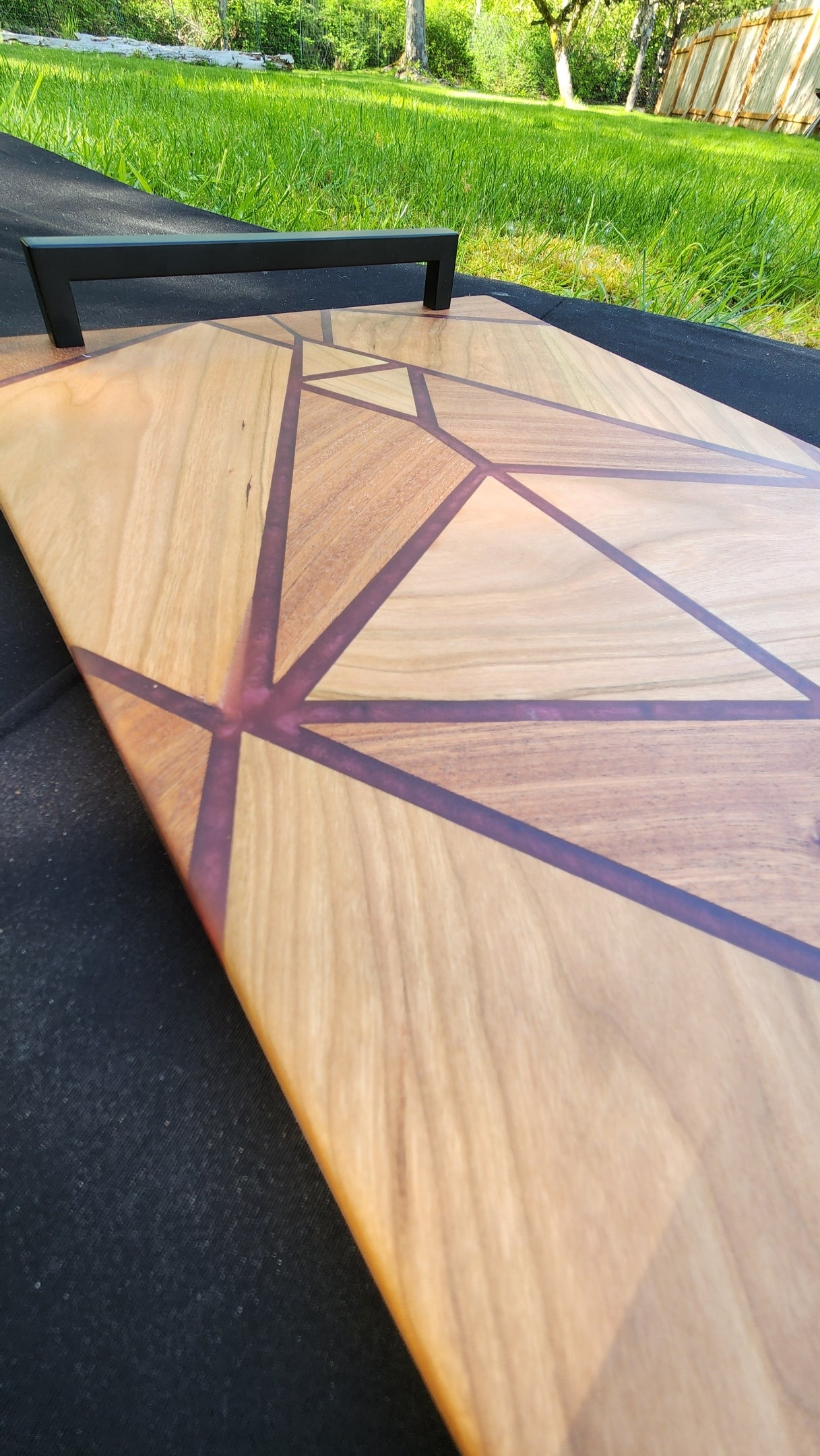 No.15 Cherry/Sapele Serving Board