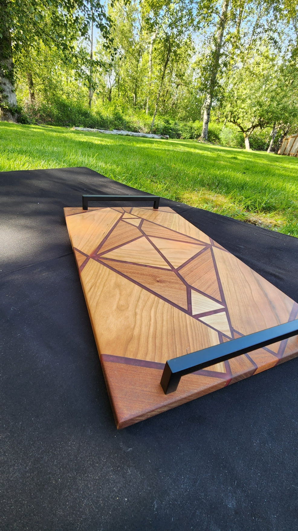 No.15 Cherry/Sapele Serving Board