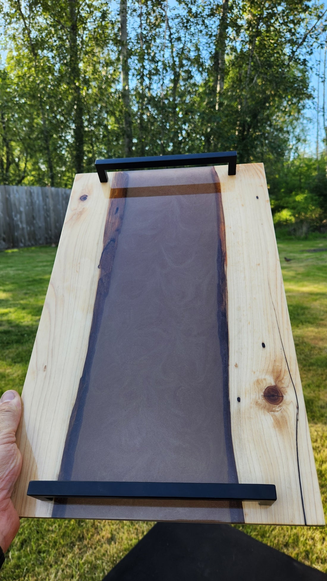 No.13 Live Edge Cedar Serving Board