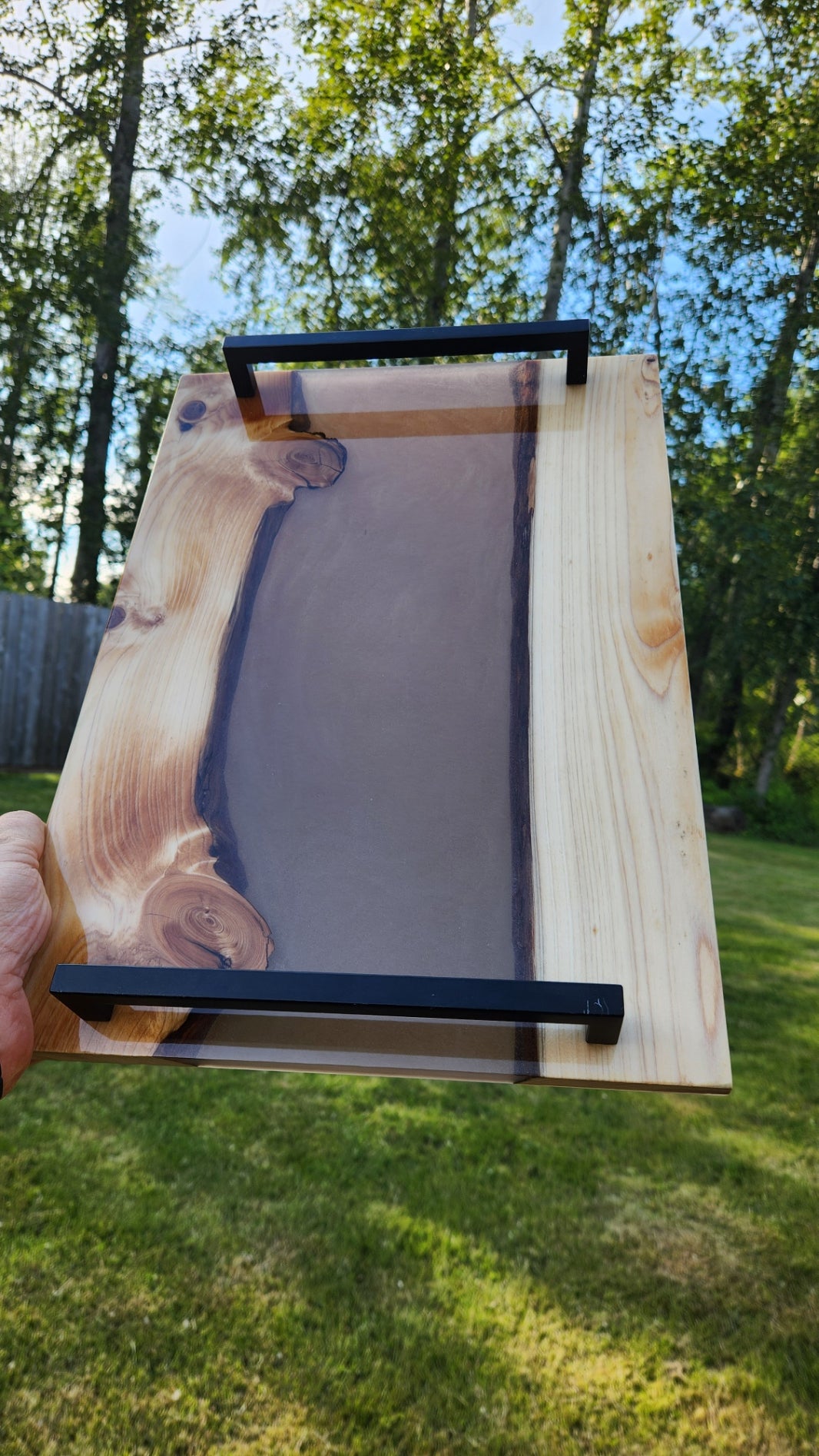 No.13 Live Edge Cedar Serving Board