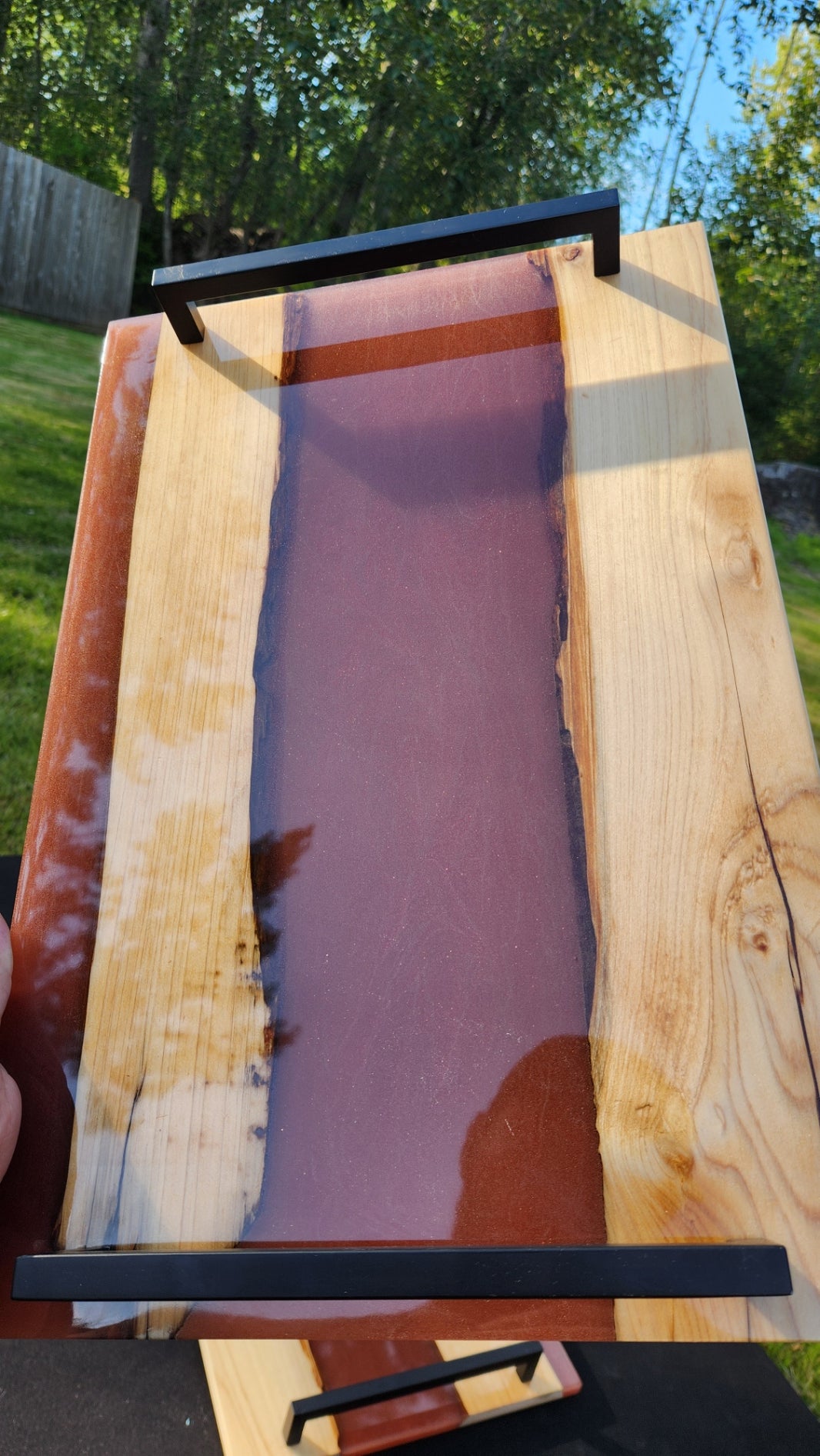 No.13 Live Edge Cedar Serving Board