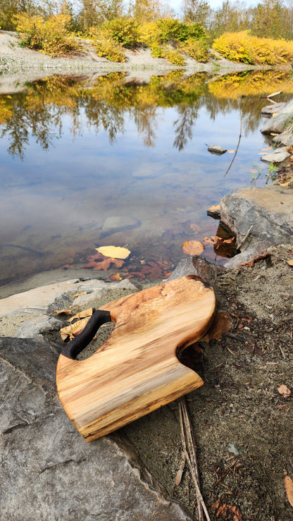 No.32 Live edge western hemlock serving board