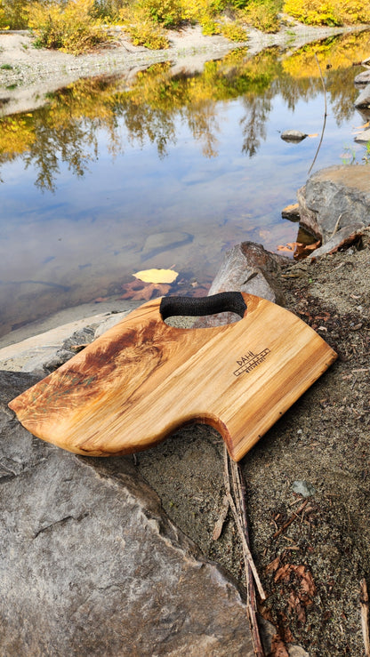 No.32 Live edge western hemlock serving board