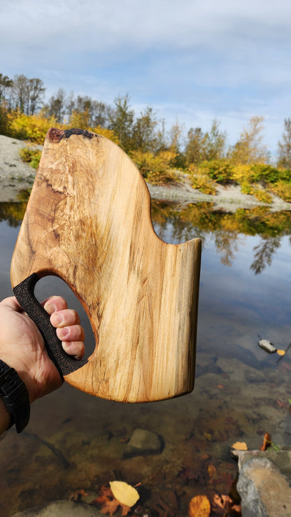 No.32 Live edge western hemlock serving board