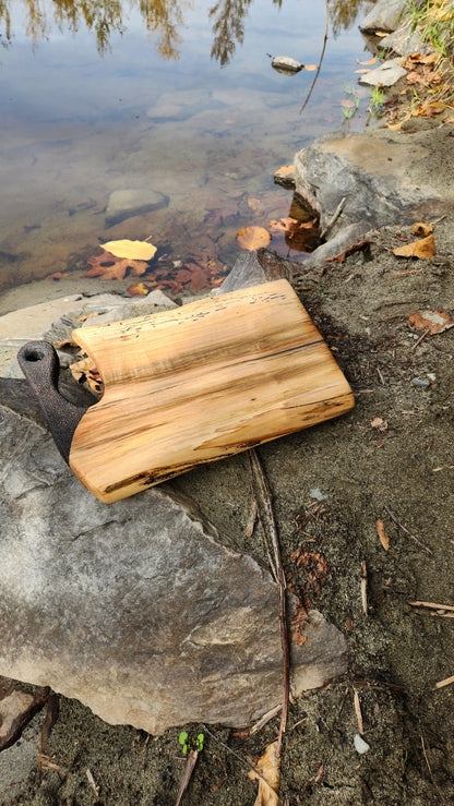 No.31 Live edge western hemlock serving board