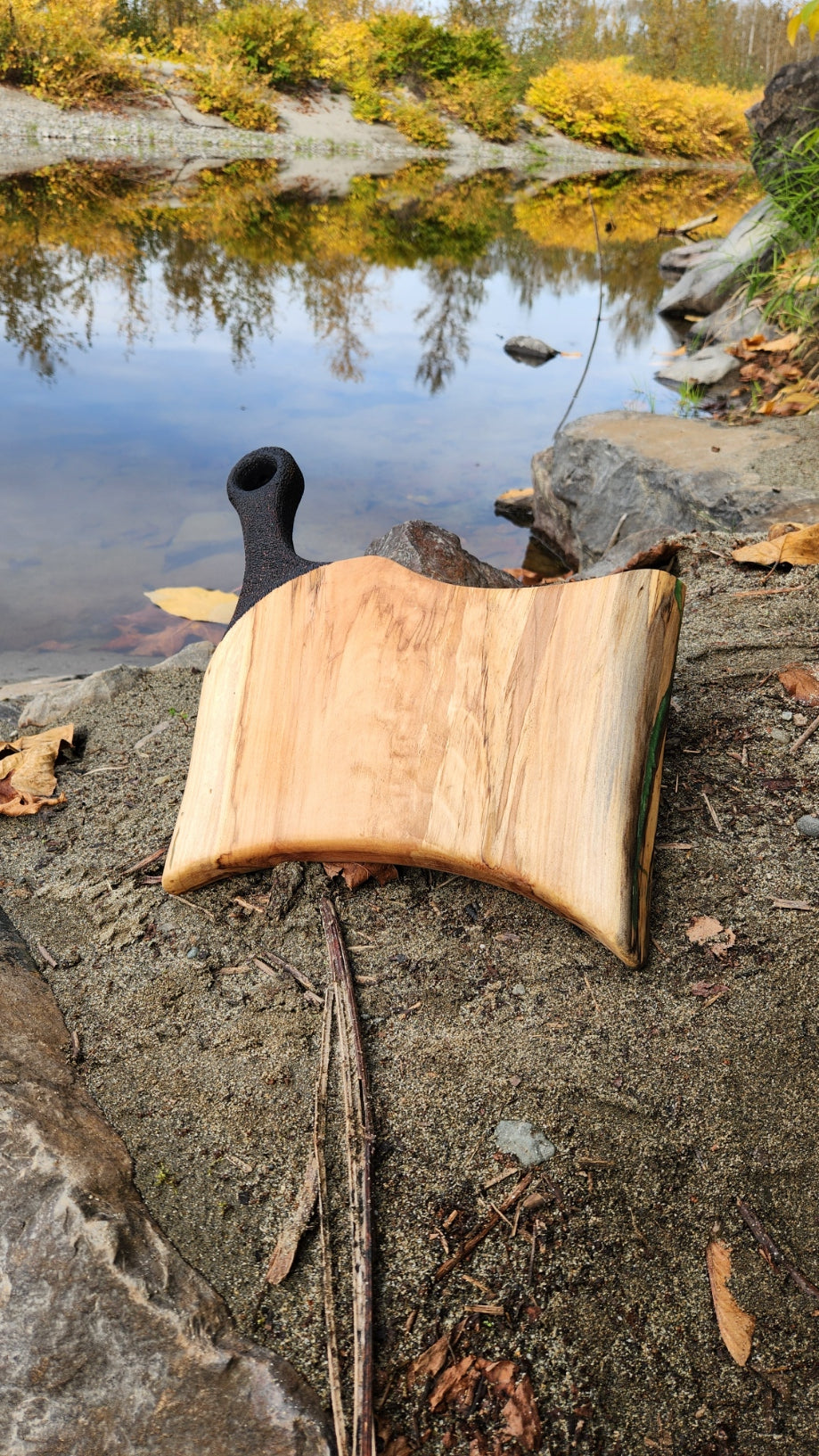 No.30 Live edge western hemlock serving board