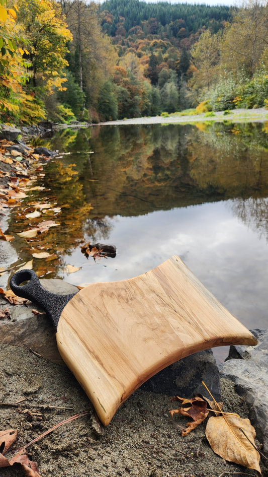 No.30 Live edge western hemlock serving board