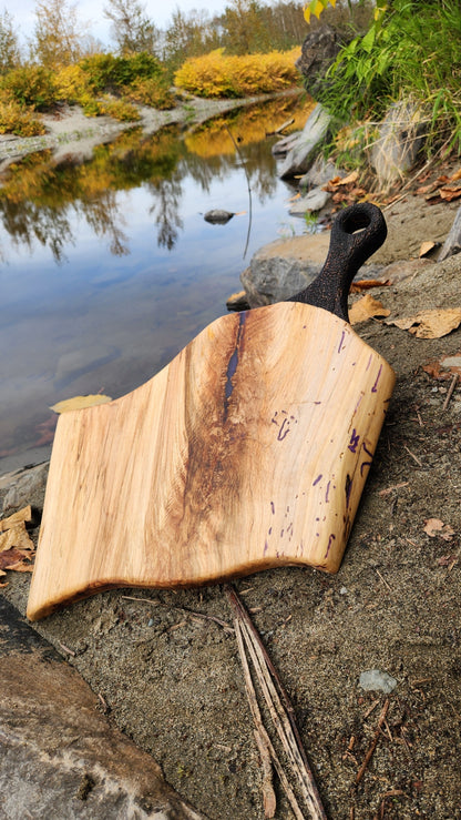 No.28 Live edge western hemlock serving board