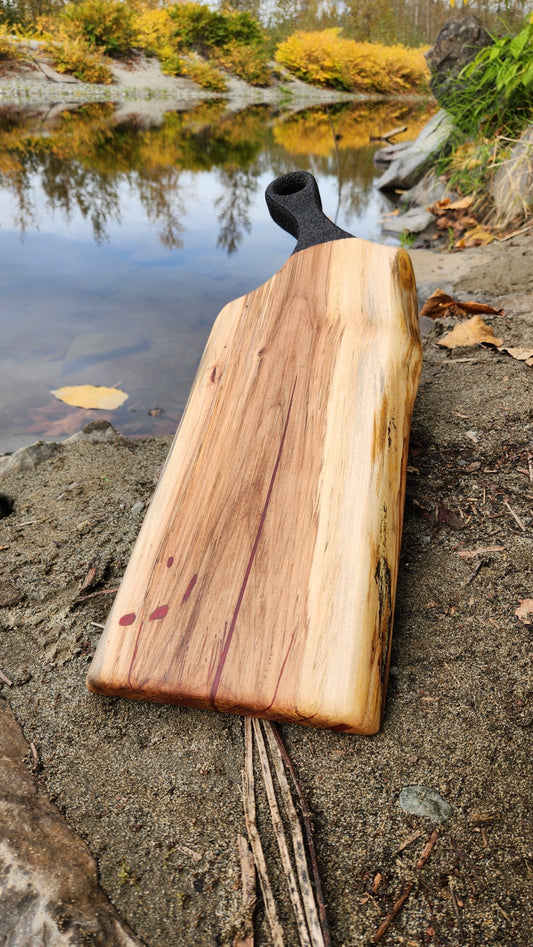 No.27 Live edge western hemlock serving board