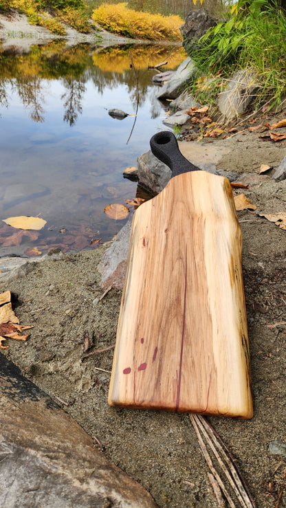 No.27 Live edge western hemlock serving board