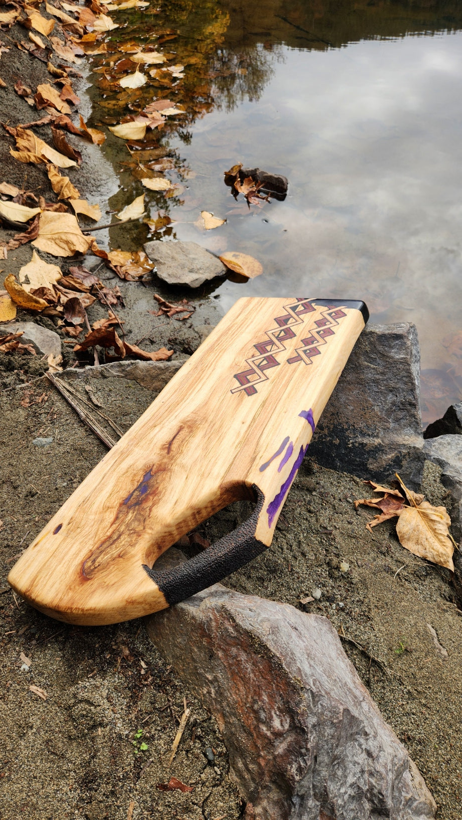 No.25 Live edge western hemlock serving board