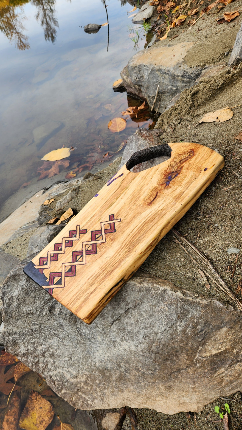 No.25 Live edge western hemlock serving board