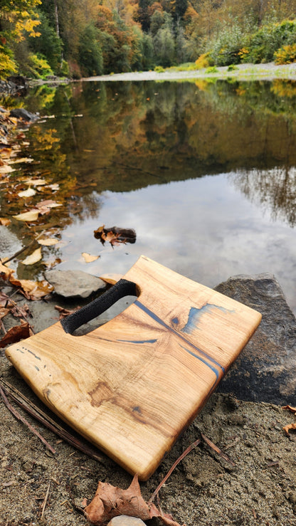 No.23 Live edge western hemlock serving board