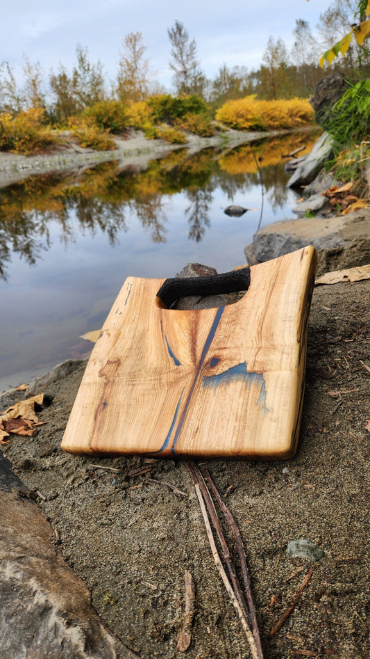 No.23 Live edge western hemlock serving board
