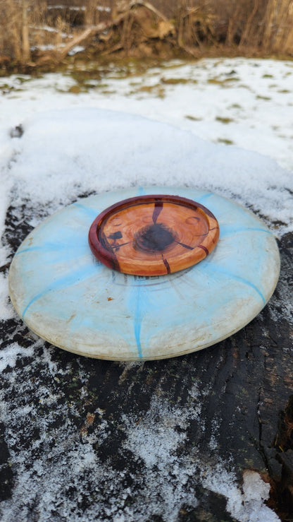 No.36 Custom Live edge purple leaf plum Disc Golf placer